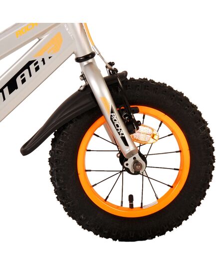 Volare Rocky Children's Bicycle - Boys - 12 inch - Grey