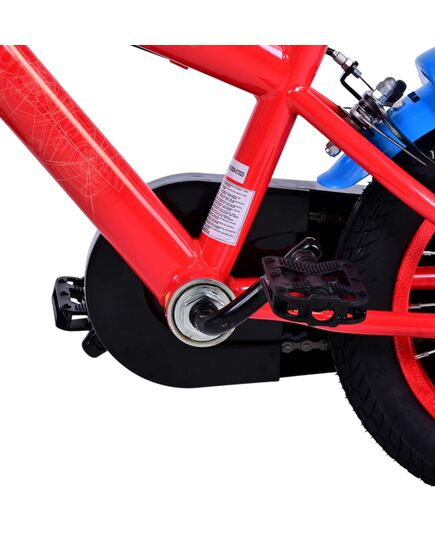Ultimate Spider-Man Kinderfahrrad - Jungen - 12 Zoll - Blau/Rot - Zweihandbremsen