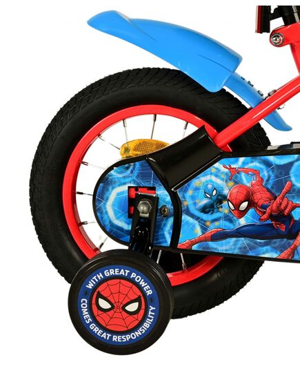Spider-Man Kinderfahrrad - Jungen - 12 Zoll - Blau/Rot