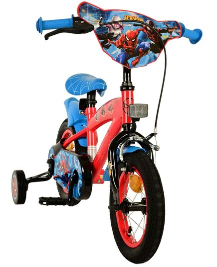 Spider-Man Kinderfahrrad - Jungen - 12 Zoll - Blau/Rot