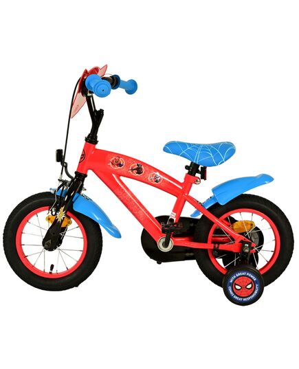 Spider-Man Kinderfahrrad - Jungen - 12 Zoll - Blau/Rot