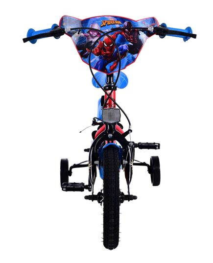 Ultimate Spider-Man Kinderfahrrad - Jungen - 12 Zoll - Blau/Rot - Zweihandbremsen