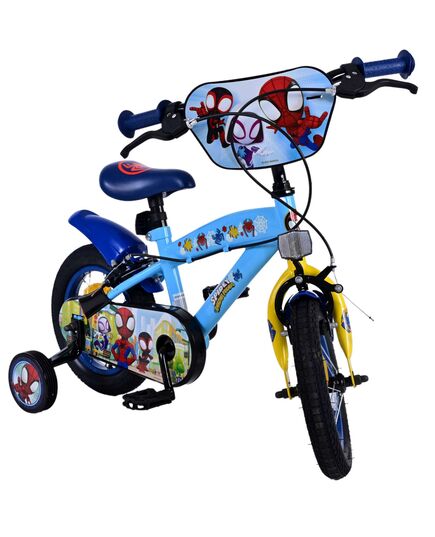 Spidey Kinderfahrrad - Jungen - 12 Zoll - Blau - Zweihandbremsen