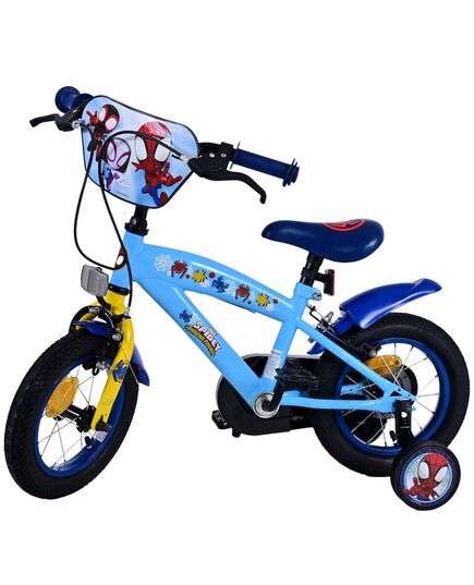 Spidey Kinderfahrrad - Jungen - 12 Zoll - Blau - Zweihandbremsen