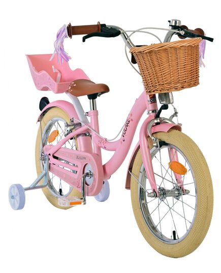 Volare Blossom Kinderfahrrad - Mädchen - 16 Zoll - Rosa - Zweihandbremsen [CLONE]