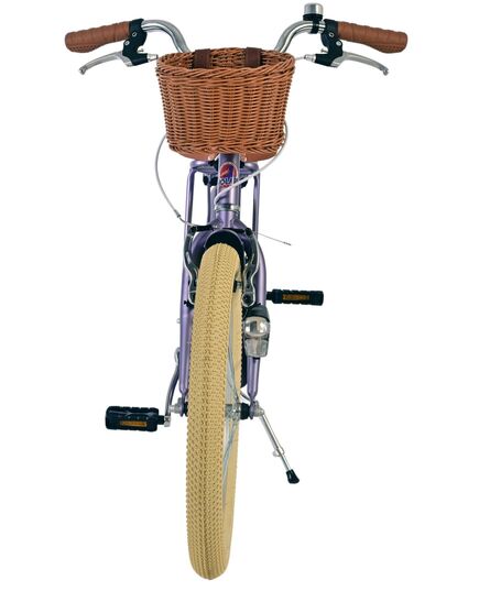 Volare Blossom Kinderfahrrad - Mädchen - 20 Zoll - Lila - Zwei Handbremsen