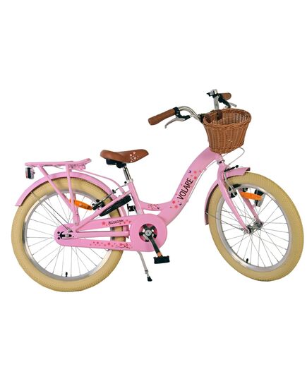 Volare Blossom Kinderfahrrad - Mädchen - 20 Zoll - Rosa - Zwei Handbremsen