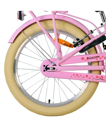 Volare Blossom Kinderfahrrad - Mädchen - 20 Zoll - Rosa - Zwei Handbremsen