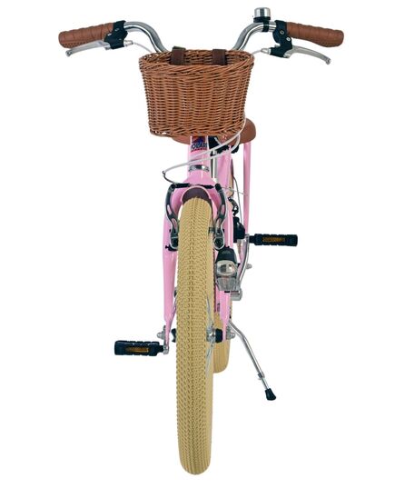 Volare Blossom Kinderfahrrad - Mädchen - 20 Zoll - Rosa - Zwei Handbremsen