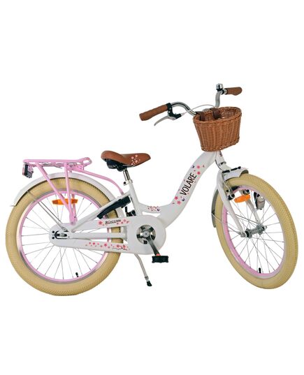Volare Blossom Kinderfahrrad - Mädchen - 20 Zoll - Weiß
