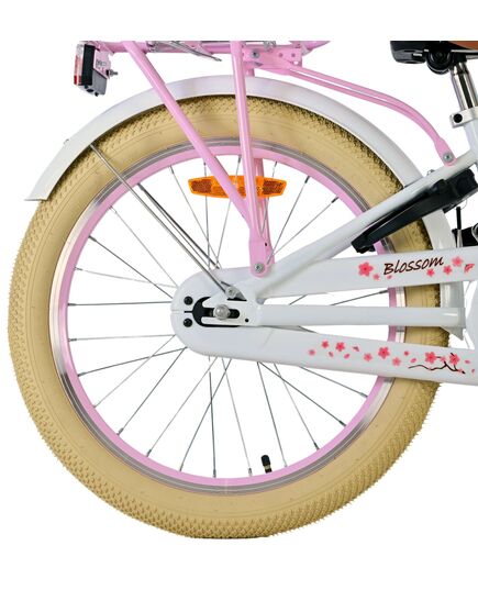 Volare Blossom Kinderfahrrad - Mädchen - 20 Zoll - Weiß