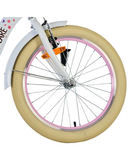 Volare Blossom Kinderfahrrad - Mädchen - 20 Zoll - Weiß