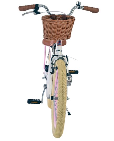 Volare Blossom Kinderfahrrad - Mädchen - 20 Zoll - Weiß
