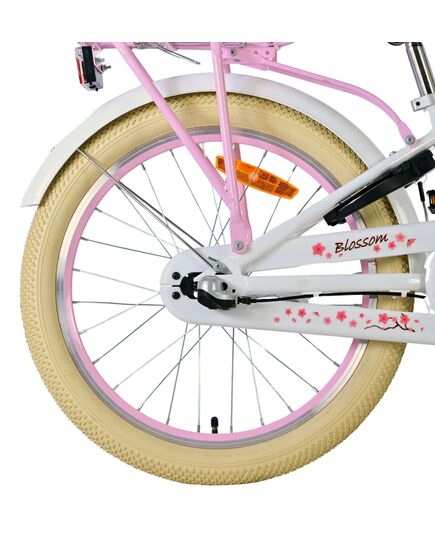 Volare Blossom Kinderfahrrad - Mädchen - 20 Zoll - Weiß - Nexus 3 Gänge