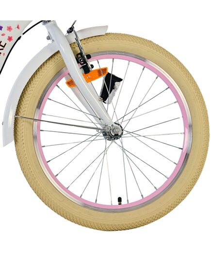 Volare Blossom Kinderfahrrad - Mädchen - 20 Zoll - Weiß - Nexus 3 Gänge