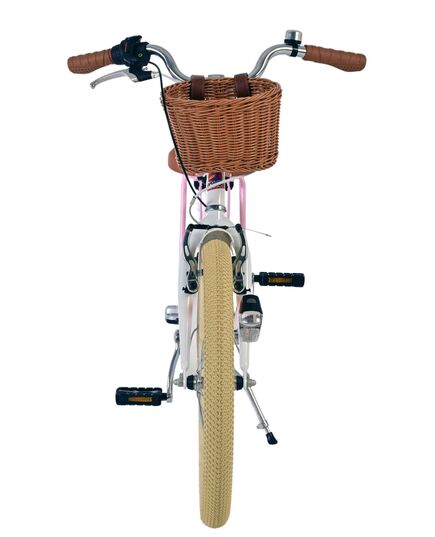 Volare Blossom Kinderfahrrad - Mädchen - 20 Zoll - Weiß - Nexus 3 Gänge
