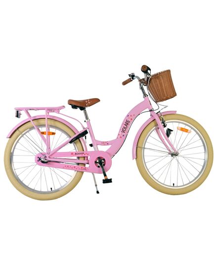 Volare Blossom Kinderfahrrad - Mädchen - 24 Zoll - Rosa - 3 Gänge