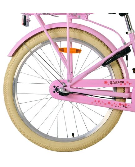 Volare Blossom Kinderfahrrad - Mädchen - 24 Zoll - Rosa - 3 Gänge