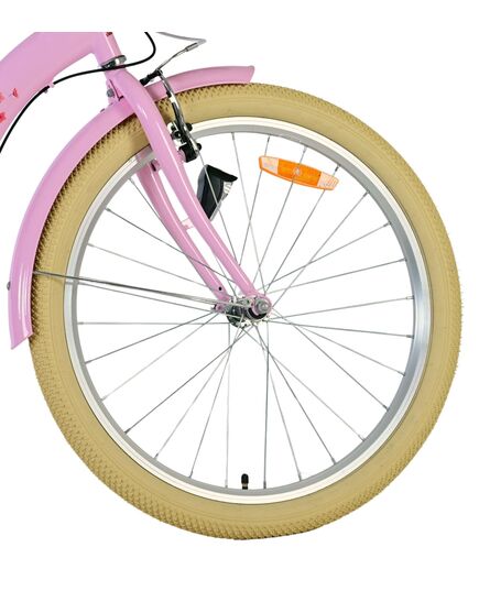 Volare Blossom Kinderfahrrad - Mädchen - 24 Zoll - Rosa - 3 Gänge