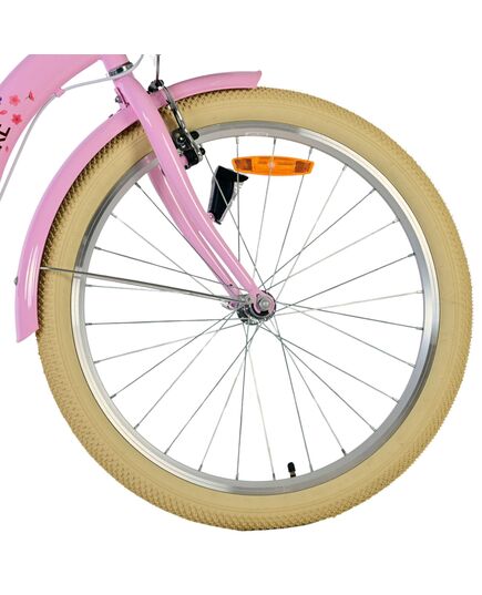 Volare Blossom Kinderfahrrad - Mädchen - 24 Zoll - Rosa - Zwei Handbremsen