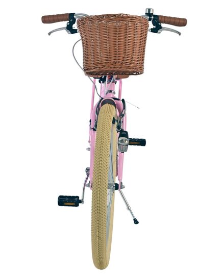Volare Blossom Kinderfahrrad - Mädchen - 24 Zoll - Rosa - Zwei Handbremsen