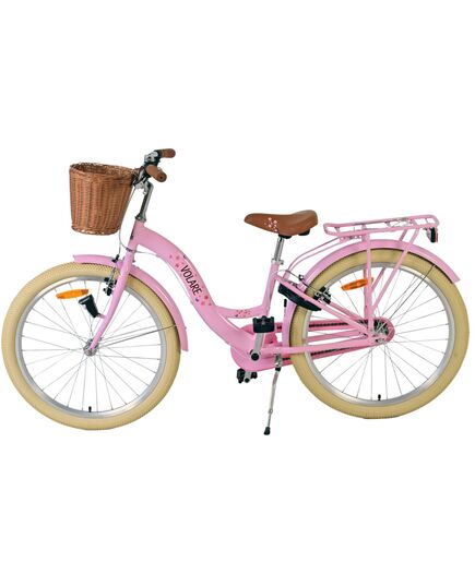 Volare Blossom Kinderfahrrad - Mädchen - 24 Zoll - Rosa - Zwei Handbremsen