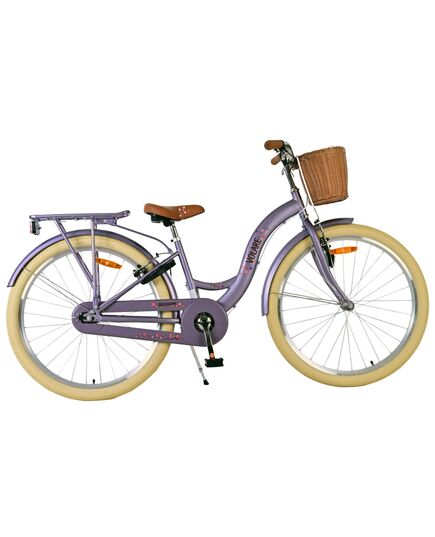 Volare Blossom Kinderfahrrad - Mädchen - 26 Zoll - Lila - Zwei Handbremsen