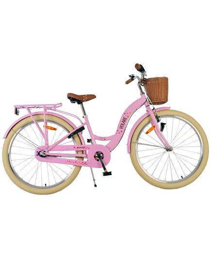 Volare Blossom Kinderfahrrad - Mädchen - 26 Zoll - Rosa - Nexus 3 Gänge