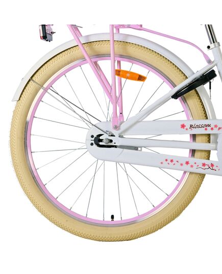 Volare Blossom Kinderfahrrad - Mädchen - 26 Zoll - Weiß