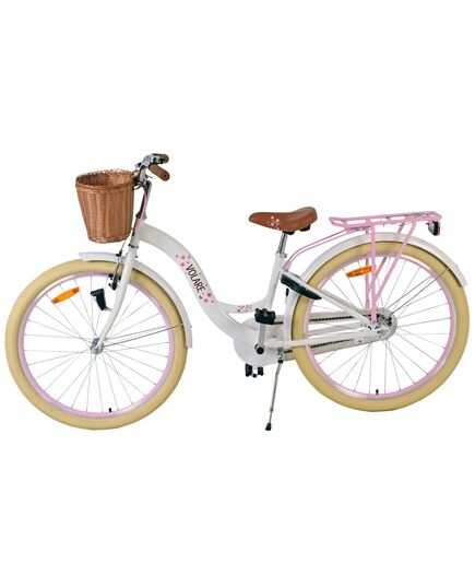 Volare Blossom Kinderfahrrad - Mädchen - 26 Zoll - Weiß