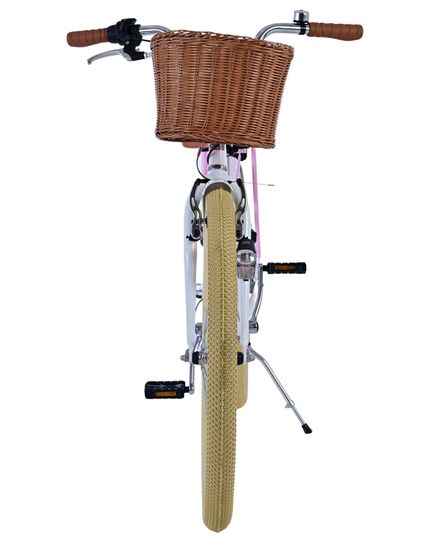 Rower dziecięcy Volare Blossom - dziewczęcy - 26 cali - biały - Nexus 3 biegi