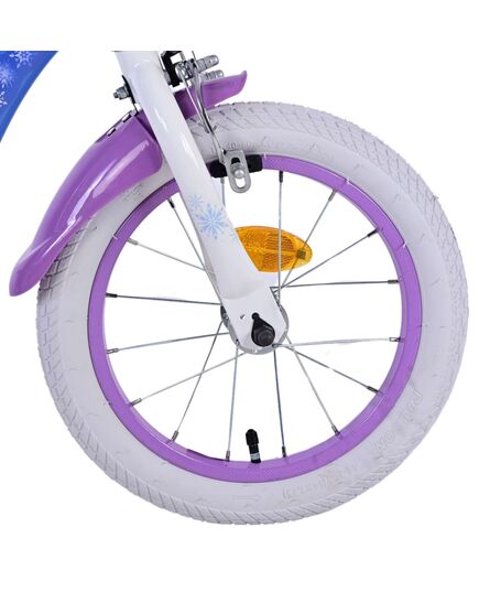 Disney Frozen 2 Kinderfiets - Meisjes - 12 inch - Blauw/Paars - Twee handremmen