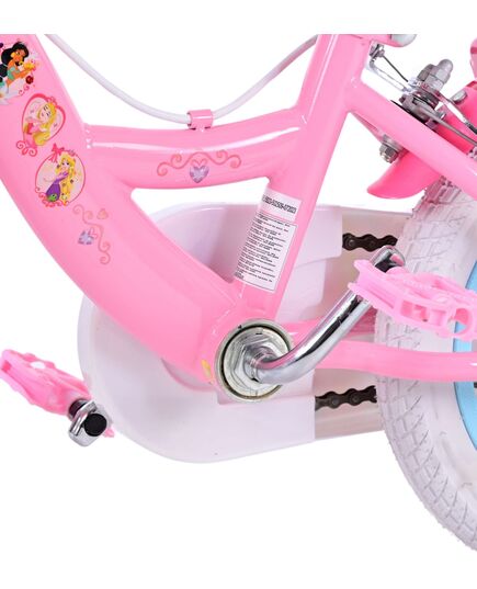 Disney Princess Kinderfahrrad - Mädchen - 12 Zoll - Rosa - Zwei Handbremsen