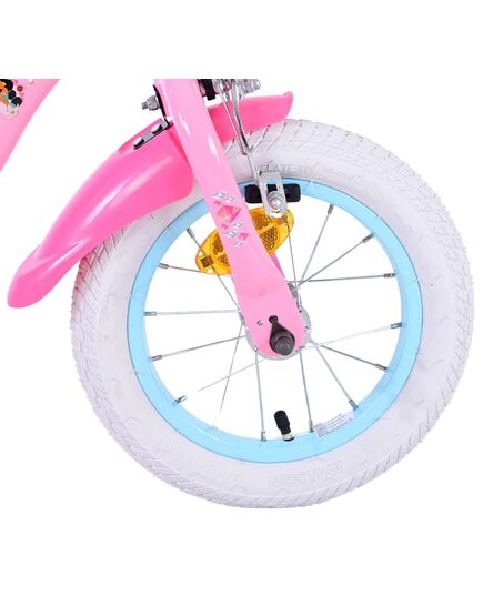 Disney Princess Kinderfahrrad - Mädchen - 12 Zoll - Rosa - Zwei Handbremsen