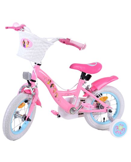 Disney Princess Kinderfahrrad - Mädchen - 12 Zoll - Rosa - Zwei Handbremsen