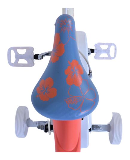 Disney Stitch Kinderfahrrad - Mädchen - 14 Zoll - Creme Koralle Blau - Zweihandbremsen [CLONE]