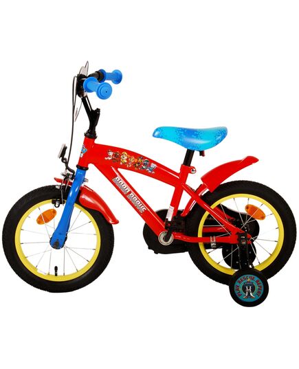 Paw Patrol Kinderfahrrad - Jungen - 14 Zoll - Rot/Blau