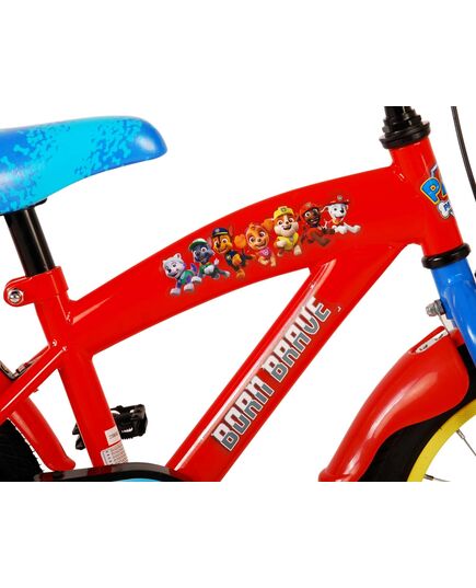 Paw Patrol Kinderfahrrad - Jungen - 14 Zoll - Rot/Blau