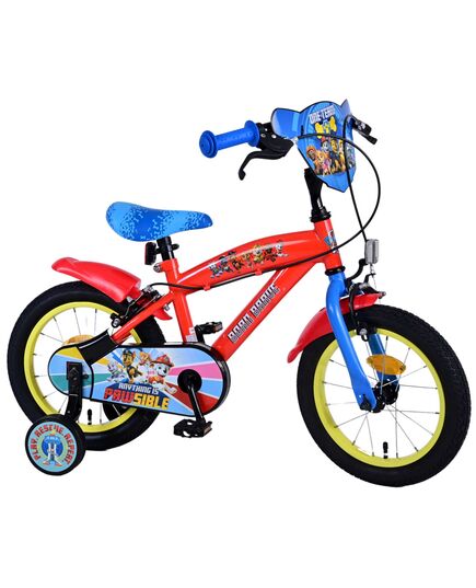 Paw Patrol Kinderfahrrad - Jungen - 14 Zoll - Blau - Zwei handbremsen [CLONE]