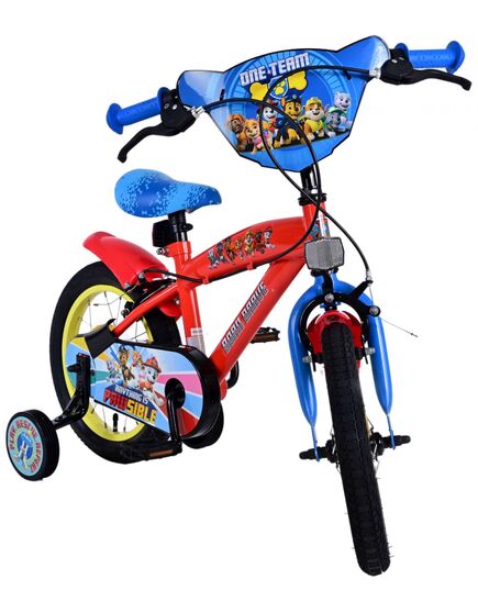 Paw Patrol Kinderfahrrad - Jungen - 14 Zoll - Blau - Zwei handbremsen [CLONE]