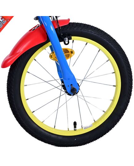 Paw Patrol Kinderfahrrad - Jungen - 16 Zoll - Rot - Zwei Handbremsen