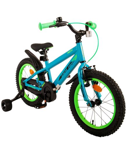 Volare Rocky Kinderfahrrad - Jungen - 16 Zoll - Grün