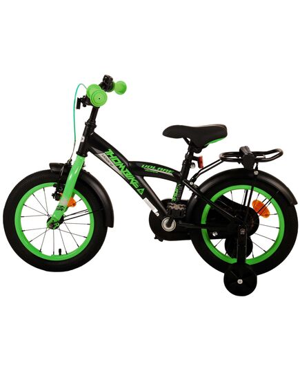 Volare Thombike Kinderfahrrad - Jungen - 14 Zoll - Schwarz Grün