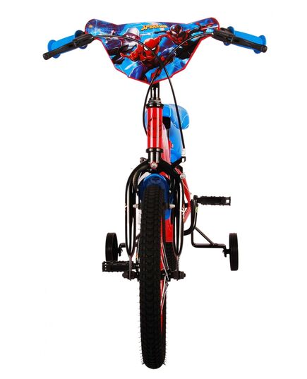 Ultimate Spider-Man Kinderfahrrad - Jungen - 16 Zoll - Blau/Rot - Zwei Handbremsen