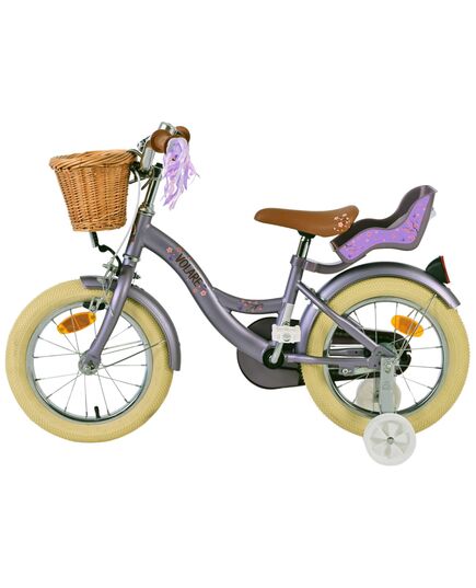 Volare Blossom Kinderfahrrad - Mädchen - 14 Zoll - Lila