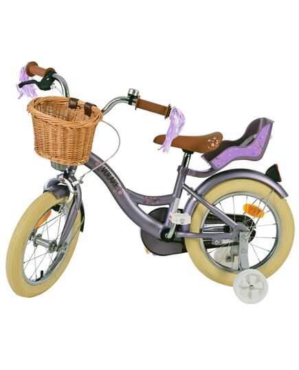 Volare Blossom Kinderfahrrad - Mädchen - 14 Zoll - Lila