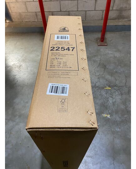 Volare Cross Kinderfahrrad – Jungen – 24 Zoll – Dunkelgrau – 3 Gänge