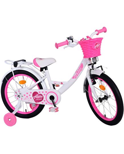 Volare Ashley Kinderfahrrad - Mädchen - 18 Zoll - Weiß