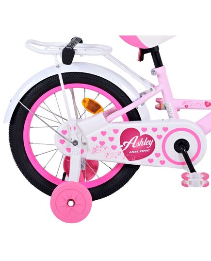 Volare Ashley Kinderfahrrad - Mädchen - 16 Zoll - Rosa