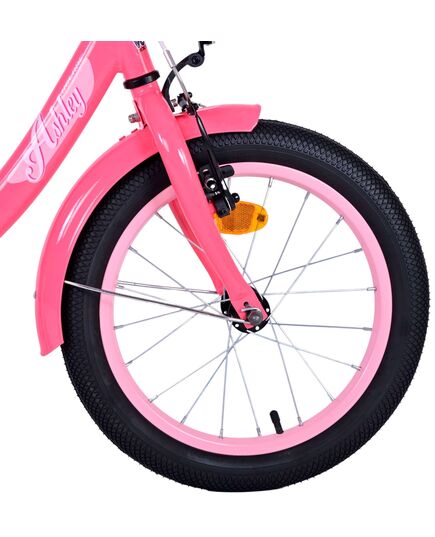 Volare Ashley Kinderfahrrad - Mädchen - 16 Zoll - Rosa/Rot
